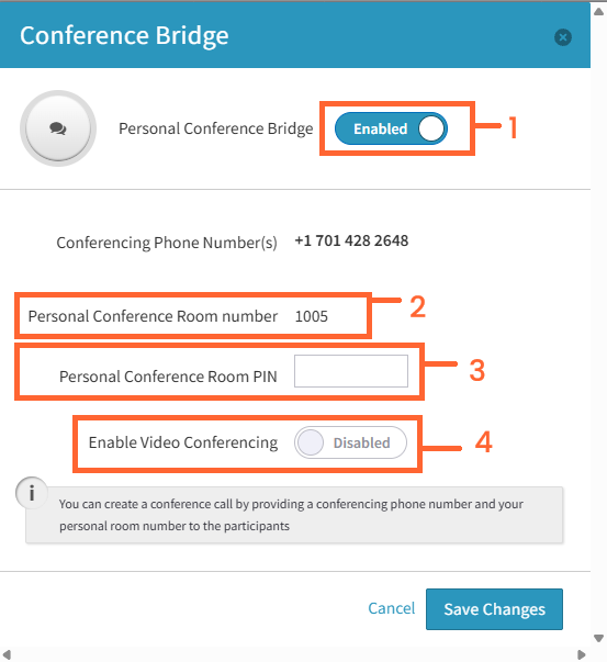 Setting Up User Conference Rooms