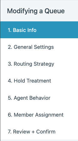 Begin Queue Configuration