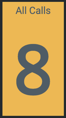 All Calls - Single Stat Tile