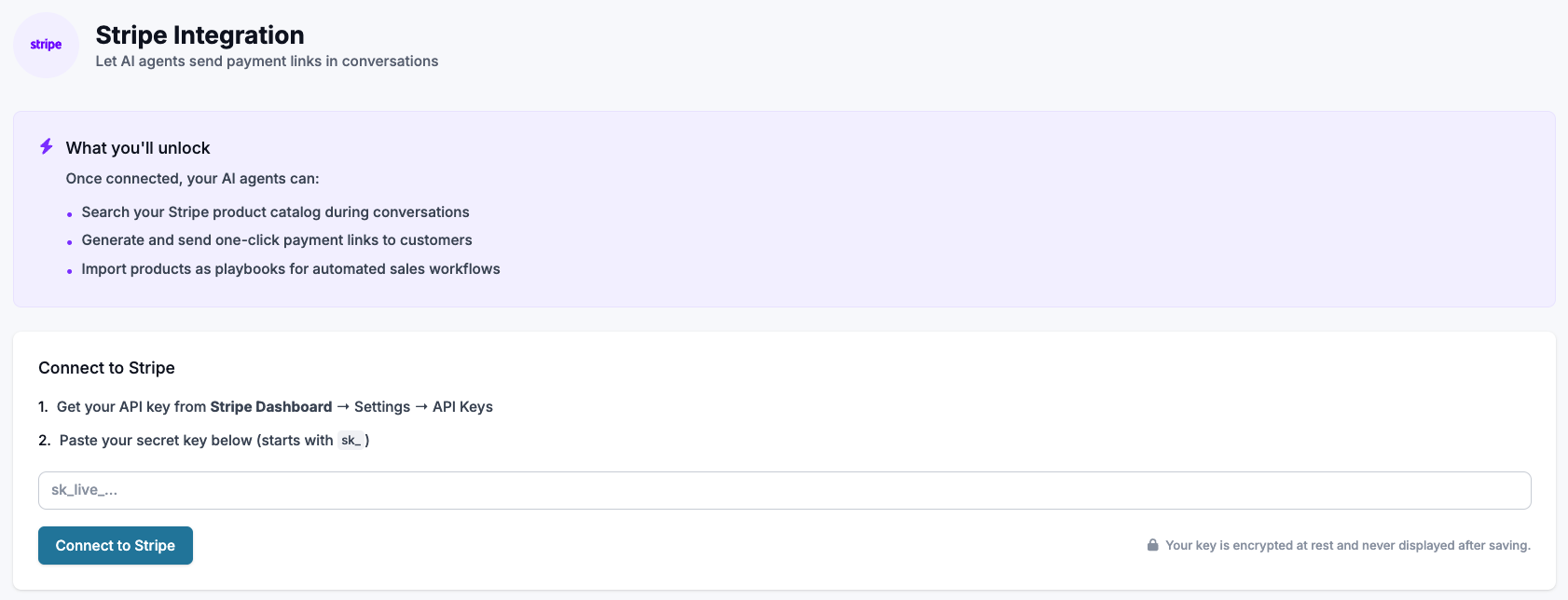 Stripe Integration
