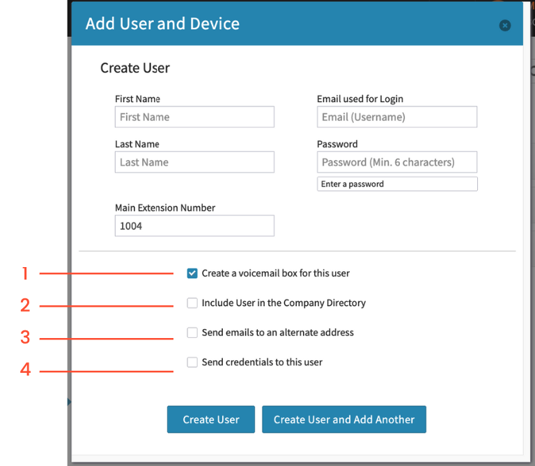 Adding a User