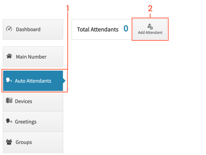 Additional Menus (Auto-Attendants)