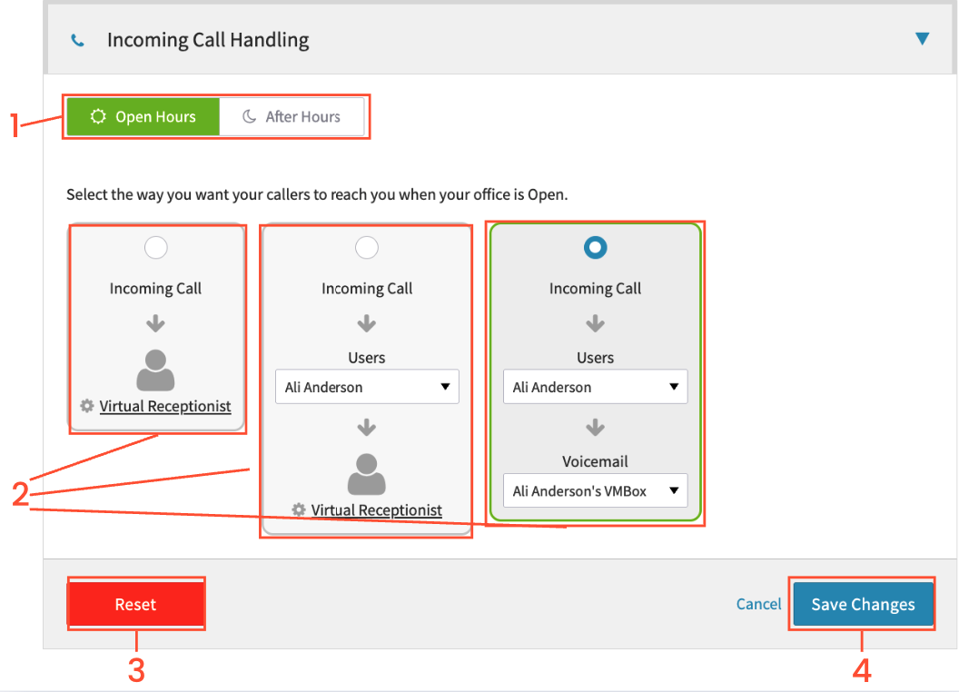 Incoming Call Handling