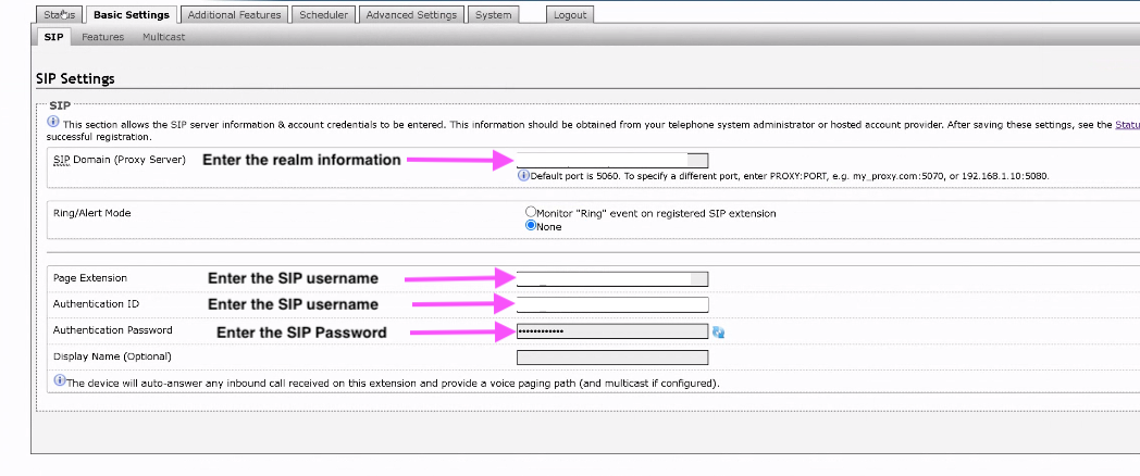 Provisioning your Algo
