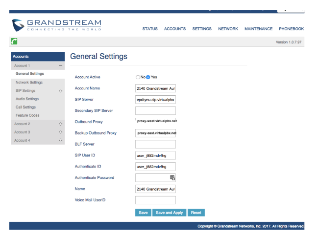 Provisioning your Grandstream