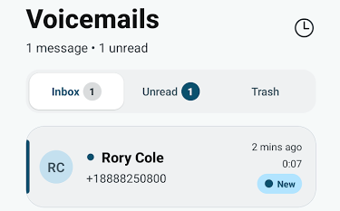 Voicemails