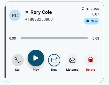 Options on your Voicemail
