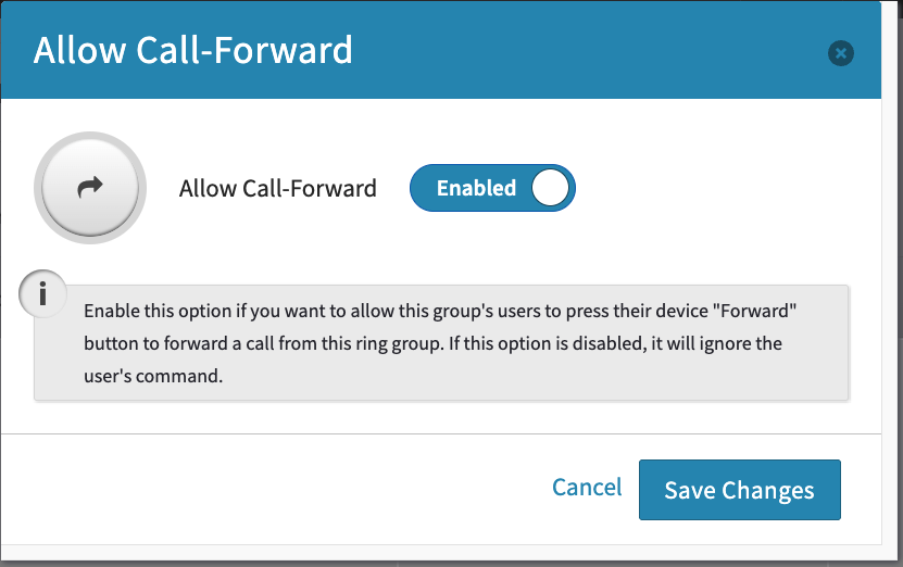 Allow Call-Forward
