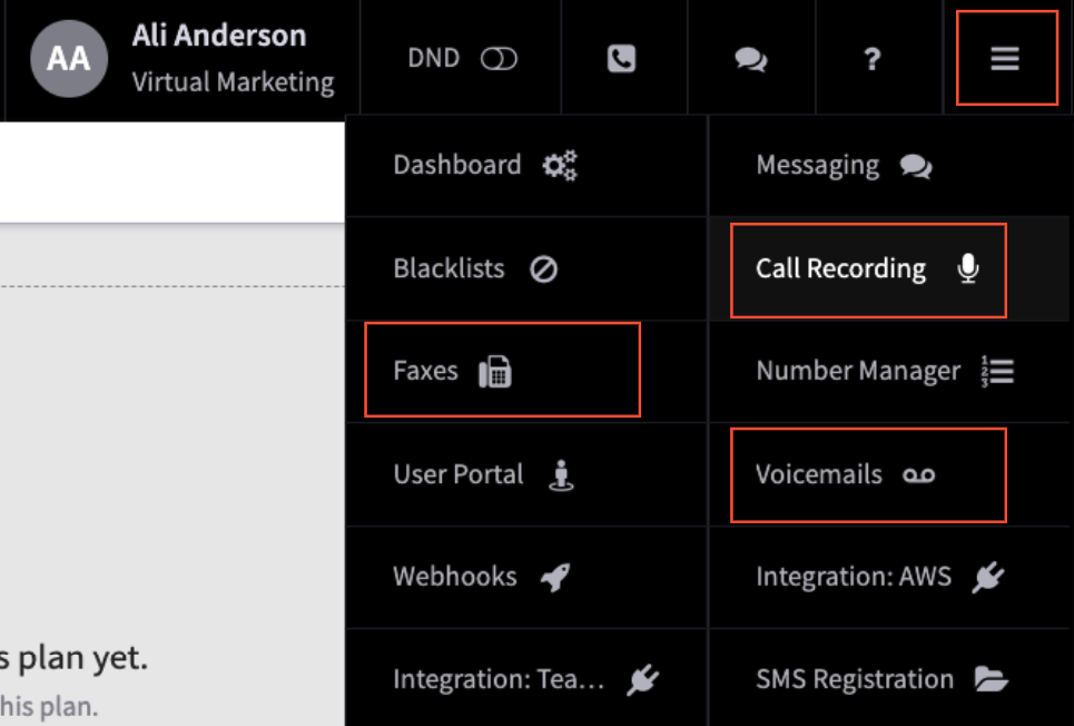 Linking AWS to VirtualPBX