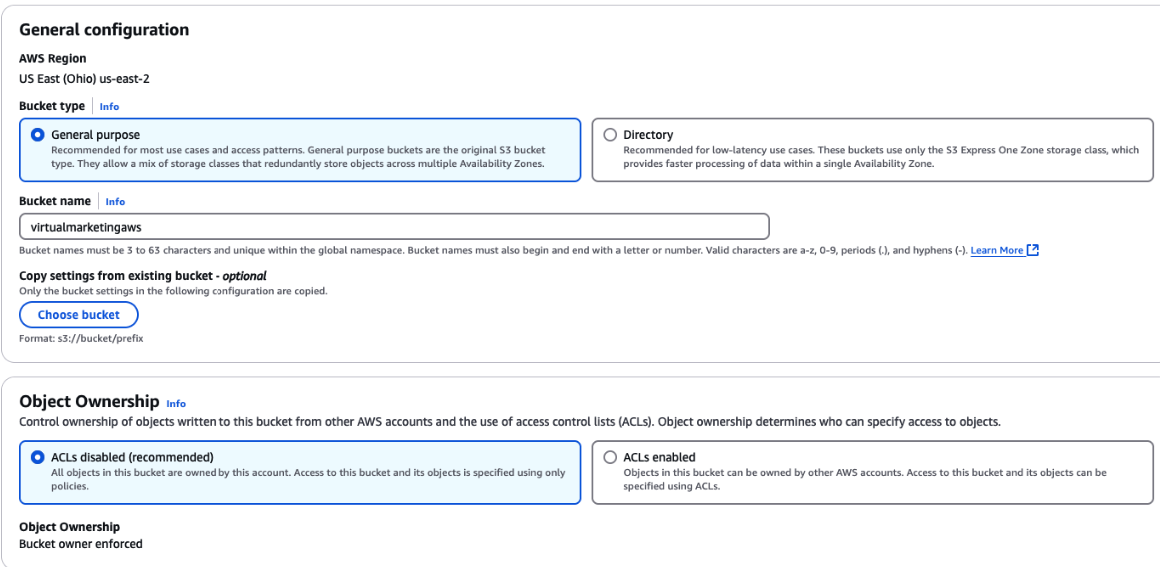 Creating Your Bucket and Users