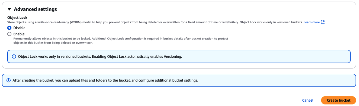 Creating Your Bucket and Users