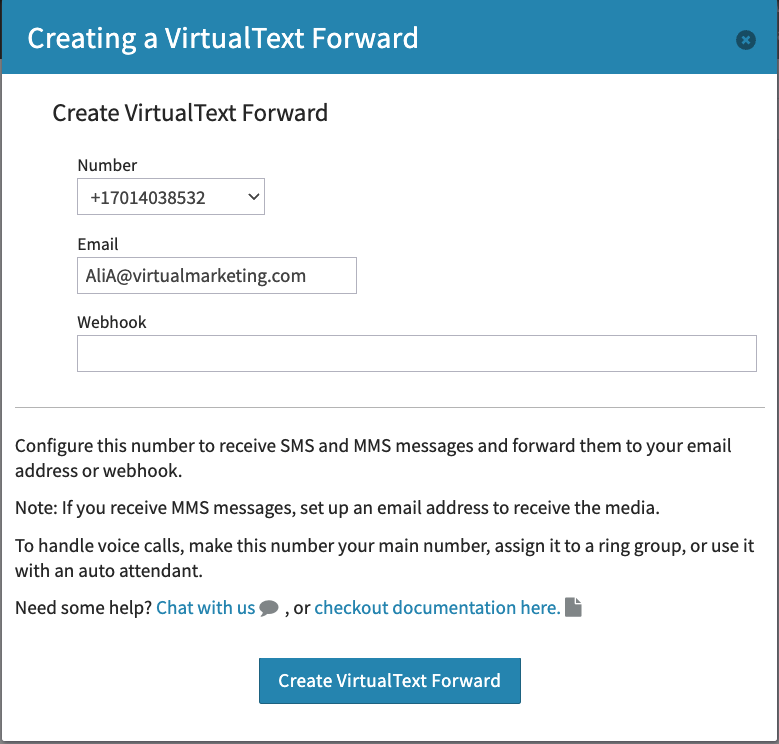 VirtualText Forward