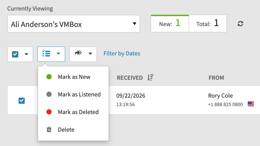 From the Admin Dashboard